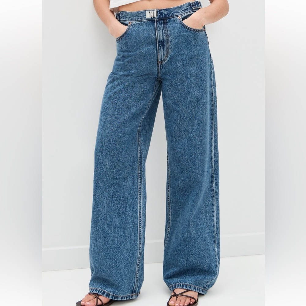 Still Here Buckle Jeans - Classic Blue